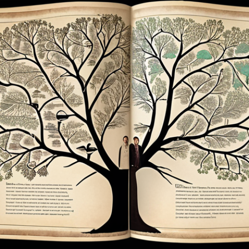 **A modern genealogical tree visualization:** A digital display showcasing interconnected family members with DNA strands subtly woven throughout the branches. Include snippets of historical maps pinpointing ancestral locations in both Eastern Europe and Scandinavia. The overall feel should be bright, informative, and slightly mysterious, like a detective uncovering clues.