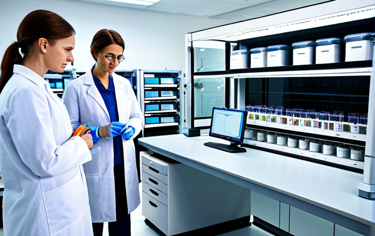 RNA Seq - RNA-Seq in a Modern Lab**
"A state-of-the-art genetics laboratory filled with advanced sequencing e...