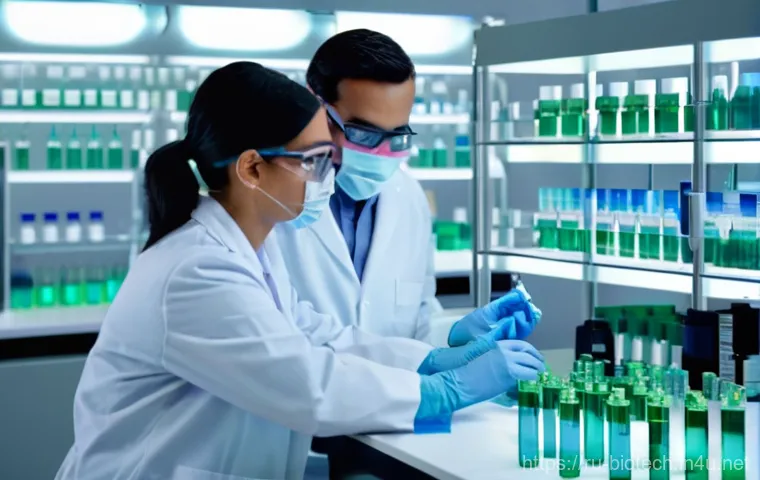 바이오시밀러와 바이오베터 차이 - **Prompt for Biosimilars: Accessible Innovation**
    A highly detailed, realistic image of a modern...